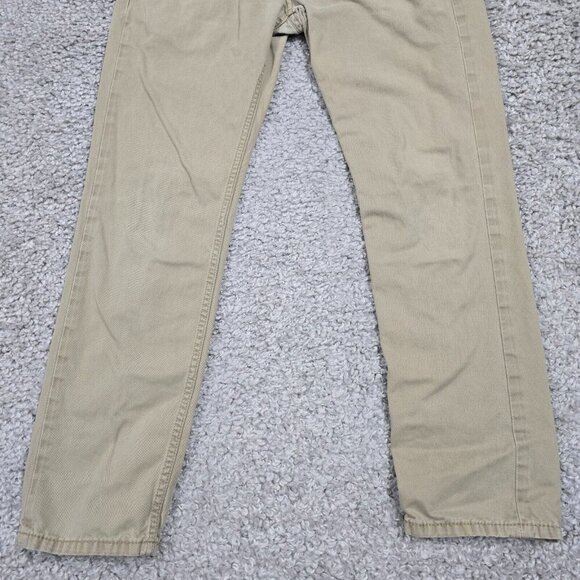 Levis‎ 511 Jeans Men 30x30 (Fits 28x27.5) Beige Slim Straight Stretch Mid Rise - Picture 2 of 12